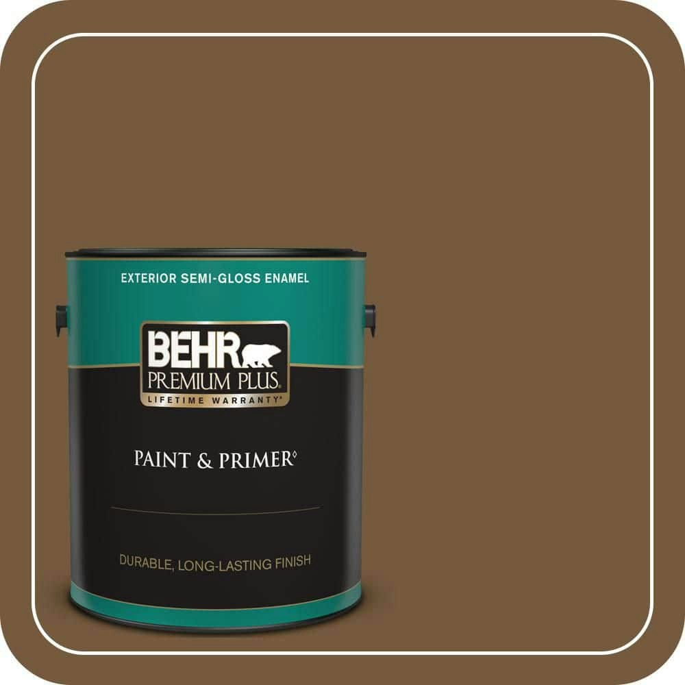 Behr Wooden Cabin Semi-Gloss Exterior Paint & Primer 1-Gallon: $51.98 Behr Wooden Cabin Semi-Gloss Exterior Paint & Primer 1-Gallon: $51.98