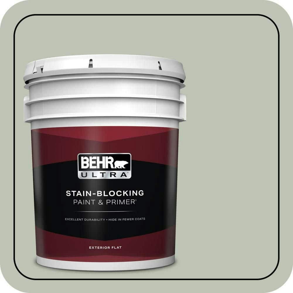 Behr Summer Green Flat Exterior Paint & Primer 5-Gallon: $273 Behr Summer Green Flat Exterior Paint & Primer 5-Gallon: $273