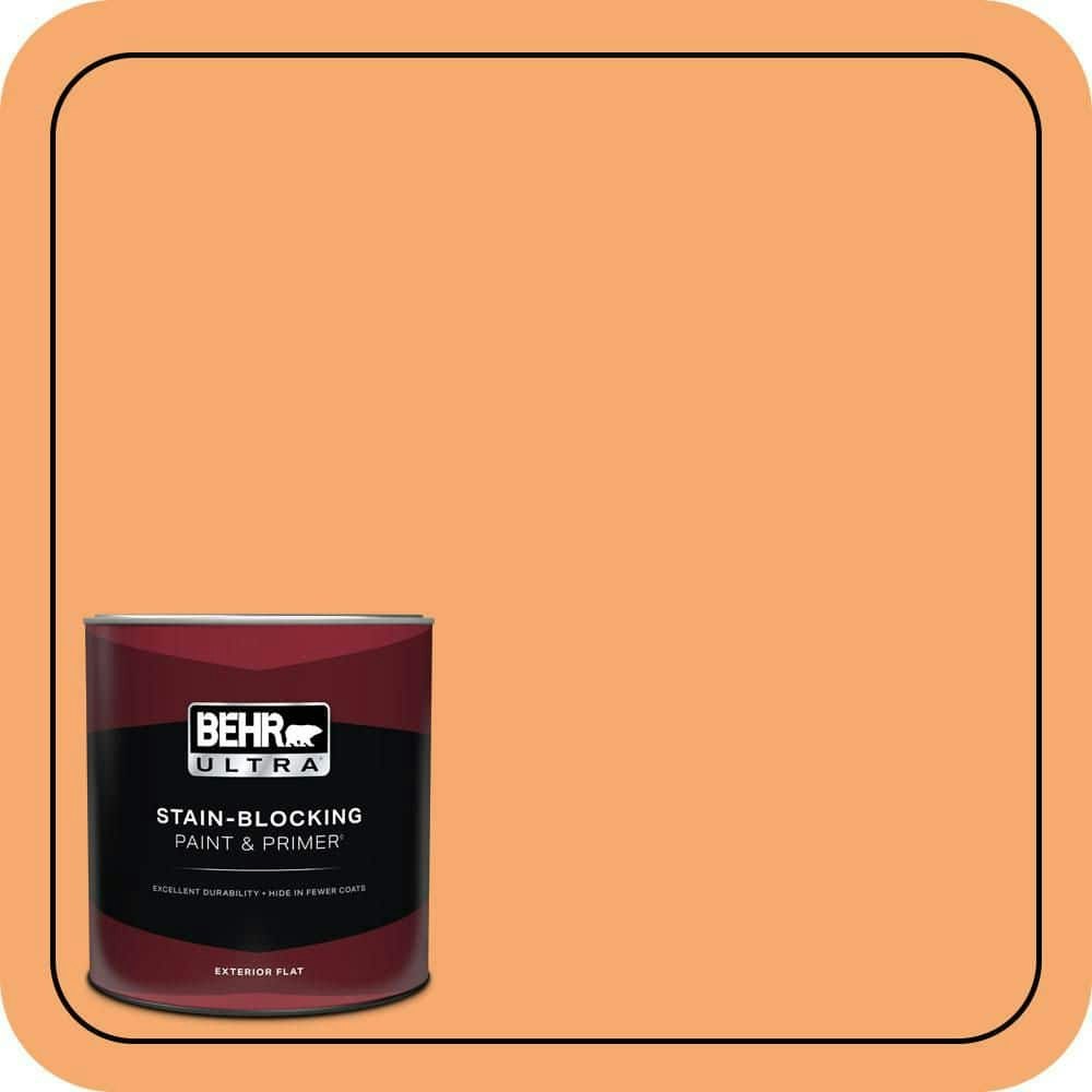 Behr Florida Sunrise Flat Exterior Paint & Primer 1-Quart: $28.98