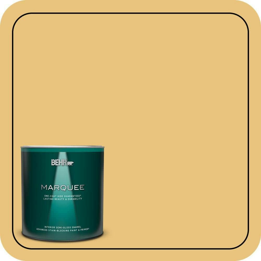 Behr Wild Bamboo Semi-Gloss Interior Paint and Primer 1-Quart: $29.98