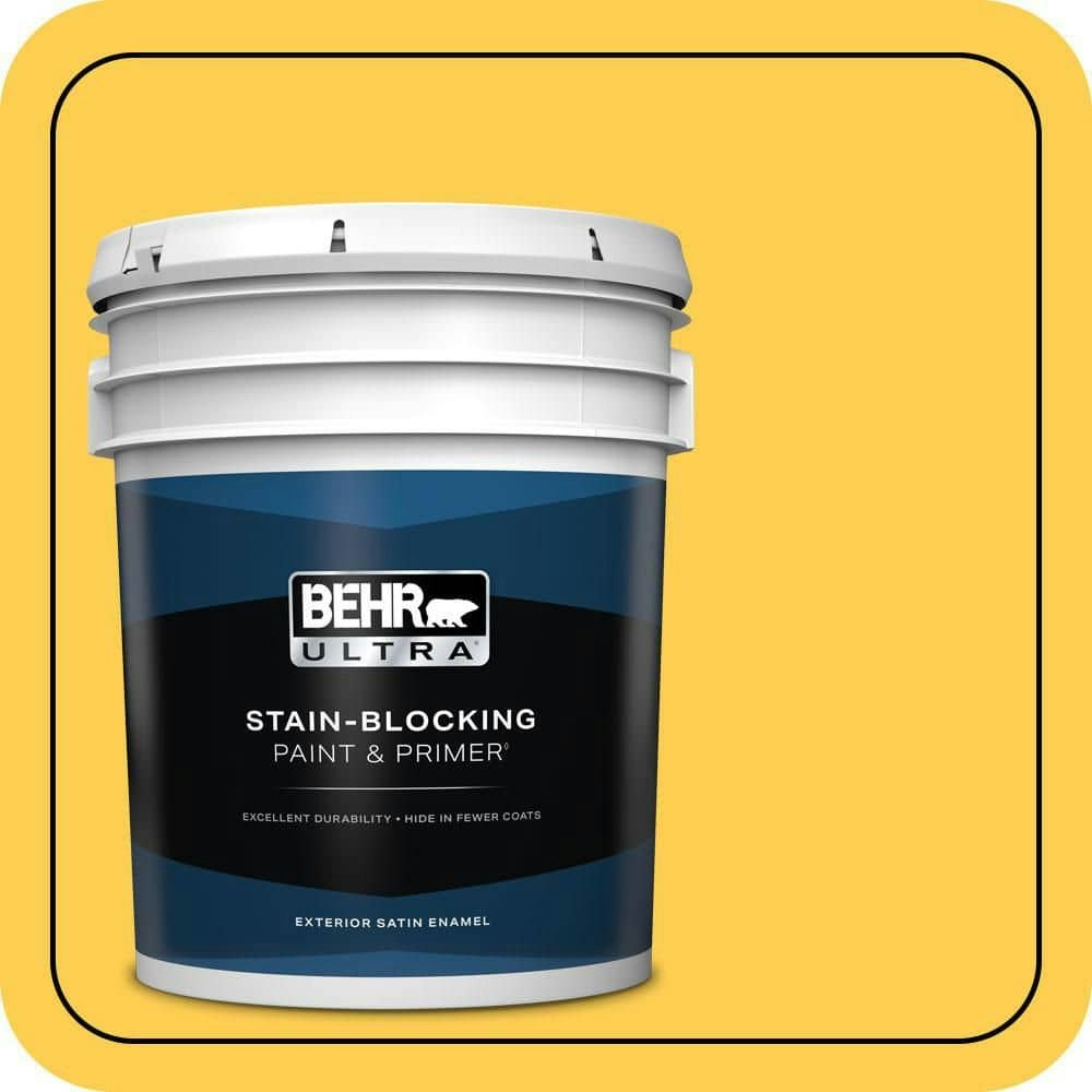 Canary Diamond Satin Exterior Paint and Primer 5-Gallon: $283
