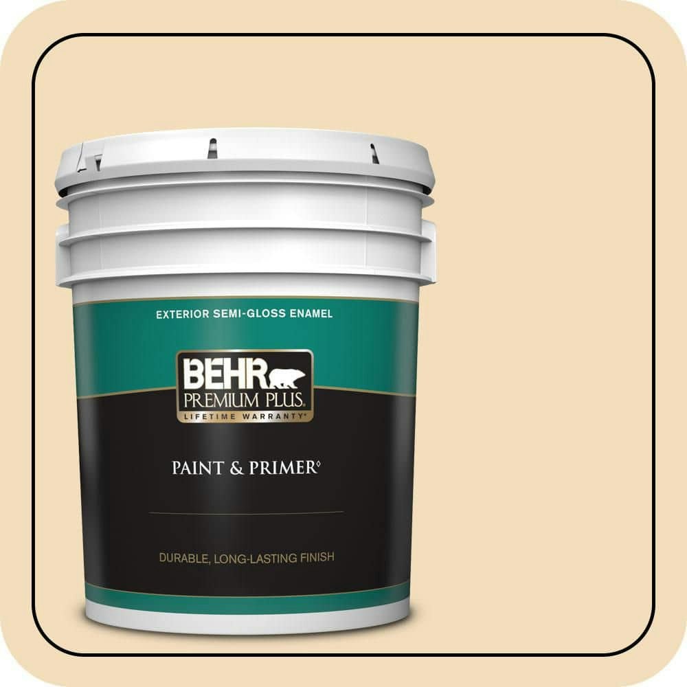 Spinning Silk Semi-Gloss Enamel Exterior Paint and Primer 5-Gallon: $235 Spinning Silk Semi-Gloss Enamel Exterior Paint and Primer 5-Gallon: $235