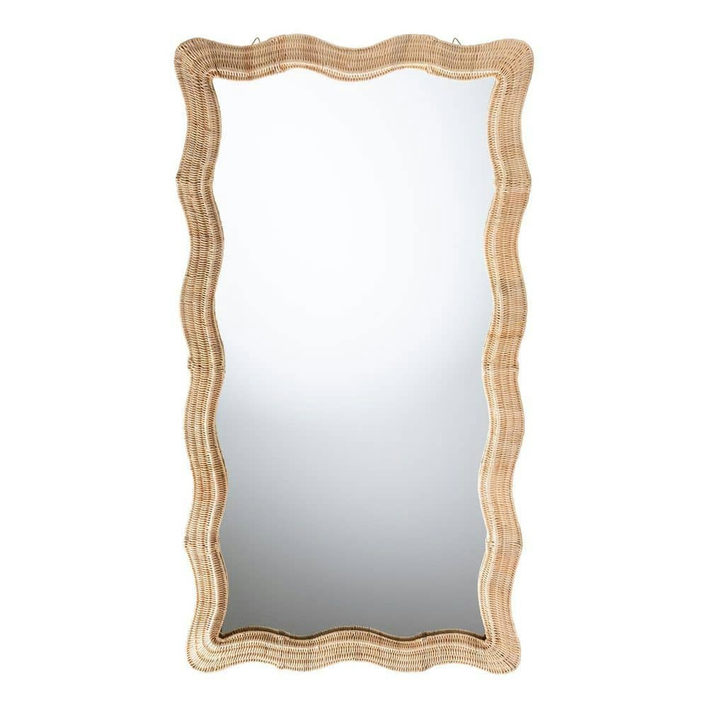 Hasana 35.4x66.1-Inch Rattan Full-Length Mirror: $517.99