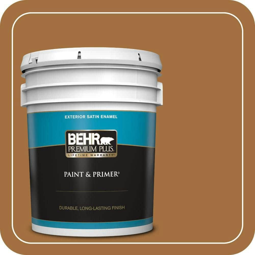 Behr Castellina Satin Enamel Exterior Paint and Primer 5-Gallon: $225