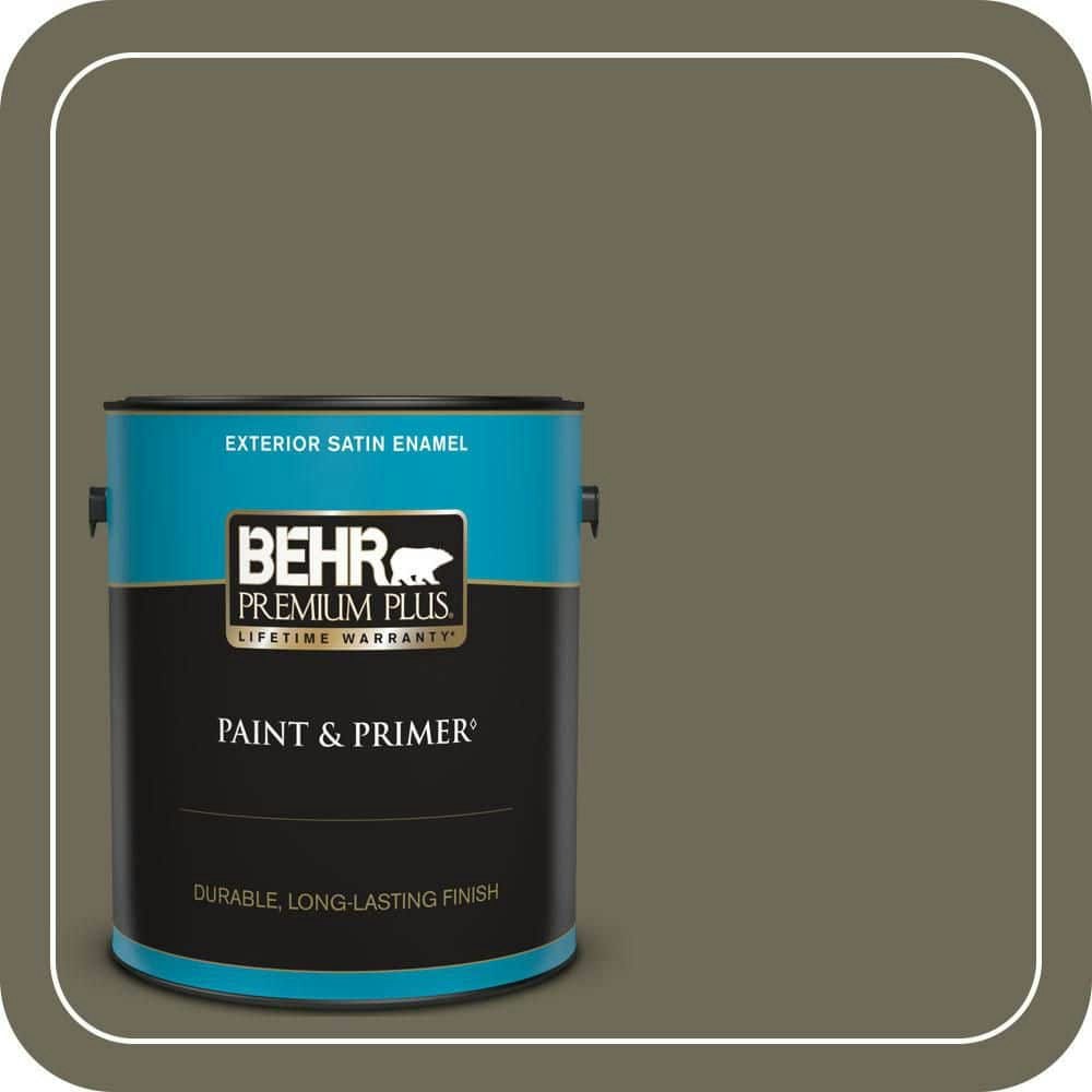 Behr #770D-6 Sandwashed Driftwood 1-Gallon Satin Enamel Exterior Paint and Primer: $49.98 Behr #770D-6 Sandwashed Driftwood 1-Gallon Satin Enamel Exterior Paint and Primer: $49.98