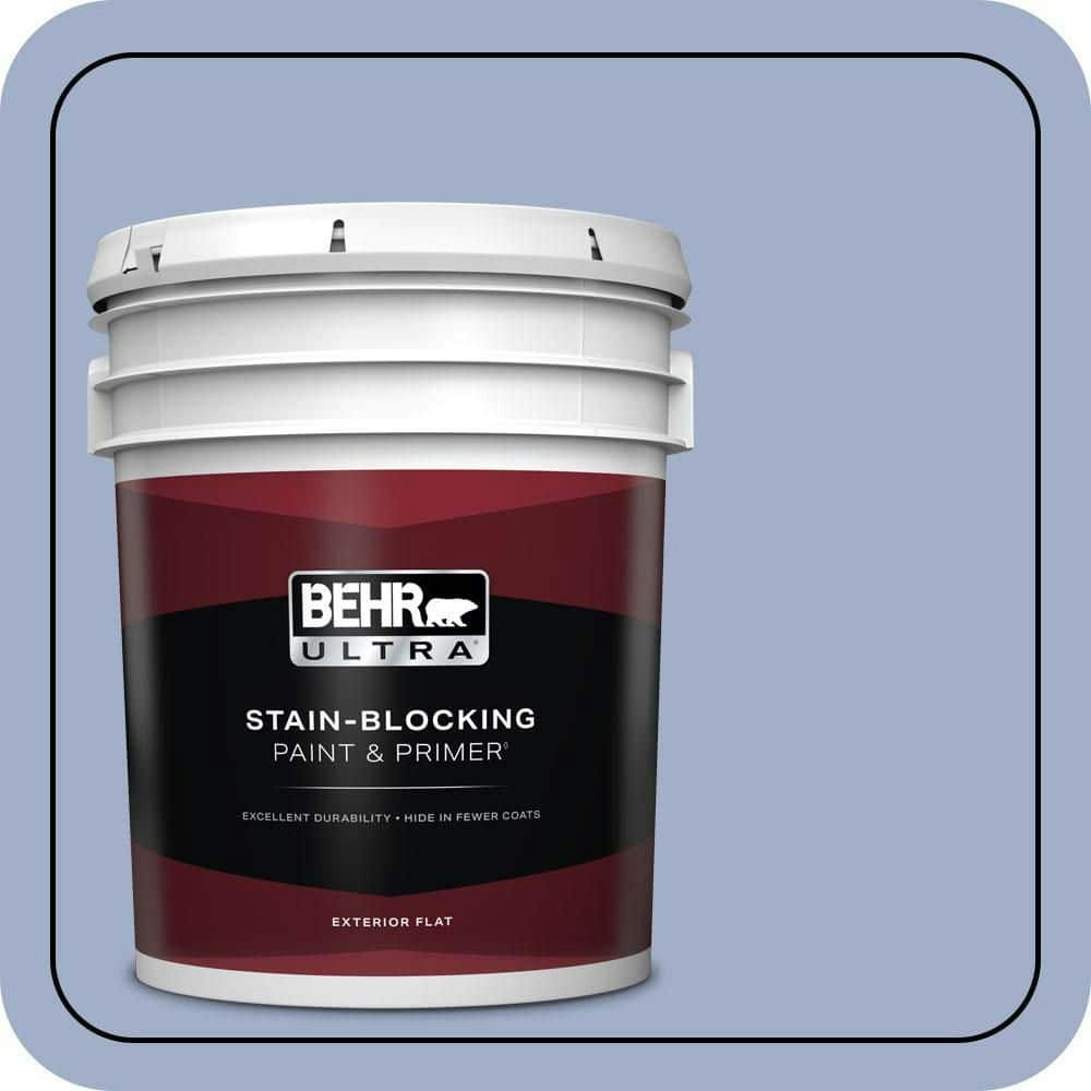 Behr Bellflower Flat Exterior Paint and Primer 5-Gallon: $273 Behr Bellflower Flat Exterior Paint and Primer 5-Gallon: $273