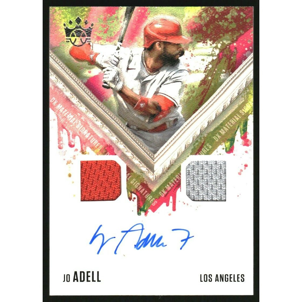 2021 Diamond Kings Jo Adell Material Signatures Trading Card: $15