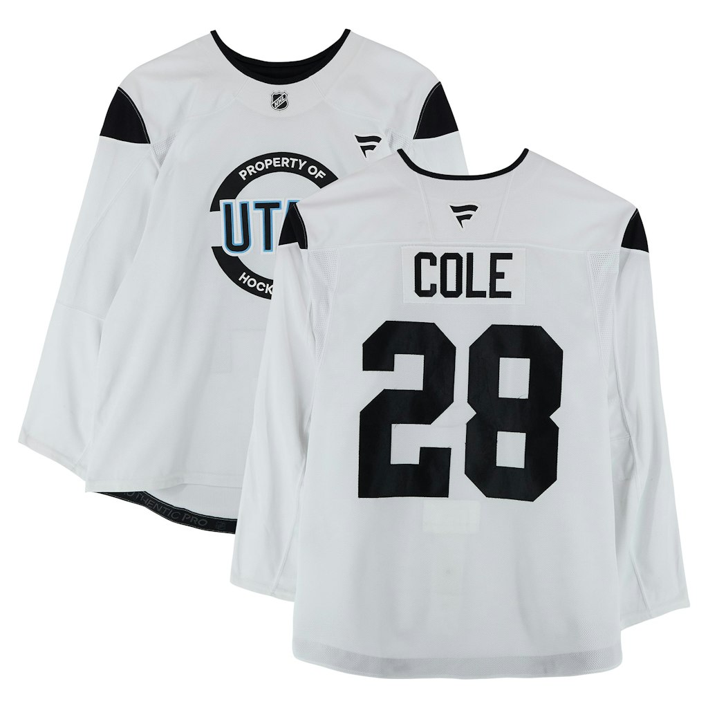 Ian Cole Utah Mammoth 2024-25 Season Practice-Used Jersey: $299.99 Ian Cole Utah Mammoth 2024-25 Season Practice-Used Jersey: $299.99