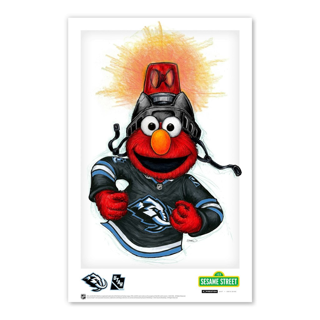 Elmo Utah Mammoth 11" x 17" Sesame Street Poster: $49.99 Elmo Utah Mammoth 11" x 17" Sesame Street Poster: $49.99