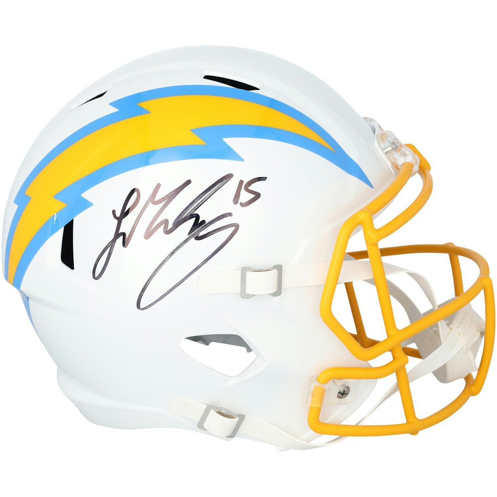 Ladd McConkey Autographed Los Angeles Chargers Riddell Speed Replica Helmet: $449.99 Ladd McConkey Autographed Los Angeles Chargers Riddell Speed Replica Helmet: $449.99