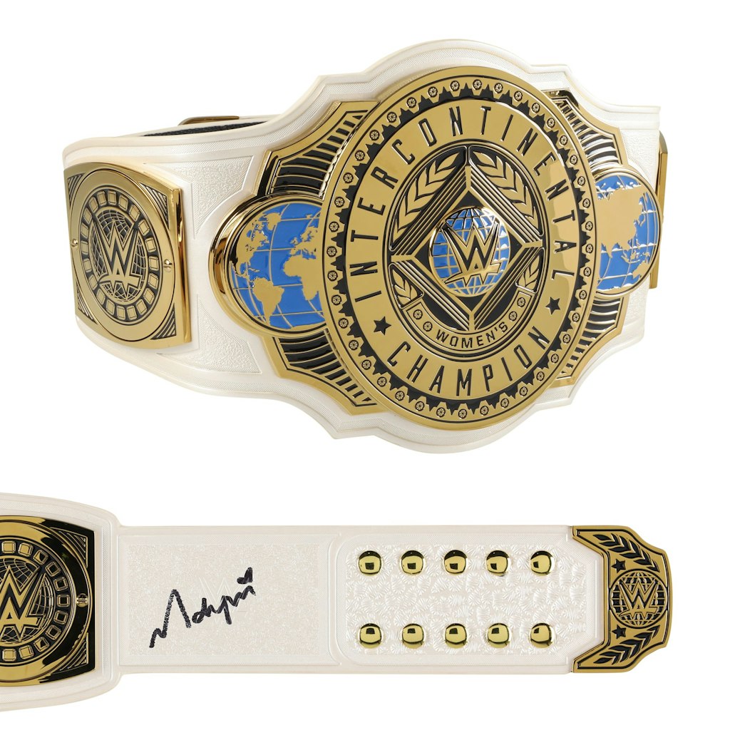 Maxxine Dupri Autographed WWE Women's Intercontinental Championship Replica Title Belt: $599.99 Maxxine Dupri Autographed WWE Women's Intercontinental Championship Replica Title Belt: $599.99