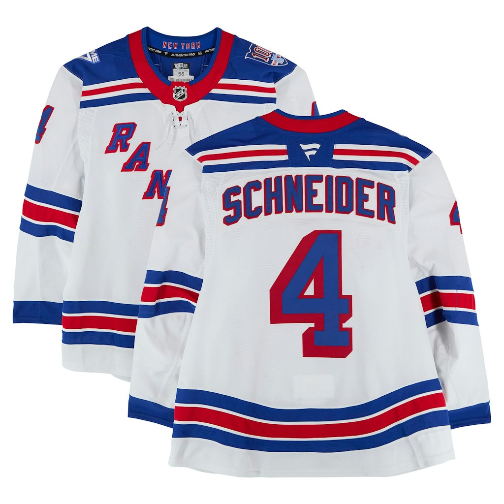 Braden Schneider New York Rangers 2025-26 Season Game-Used Jersey: $1,249.99 Braden Schneider New York Rangers 2025-26 Season Game-Used Jersey: $1,249.99