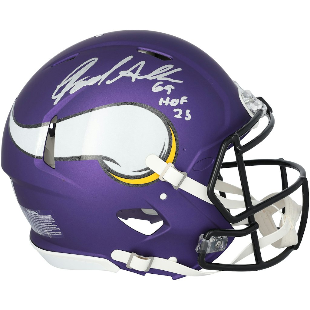 Jared Allen Autographed Riddell Minnesota Vikings Speed Authentic Helmet: $799.99 Jared Allen Autographed Riddell Minnesota Vikings Speed Authentic Helmet: $799.99