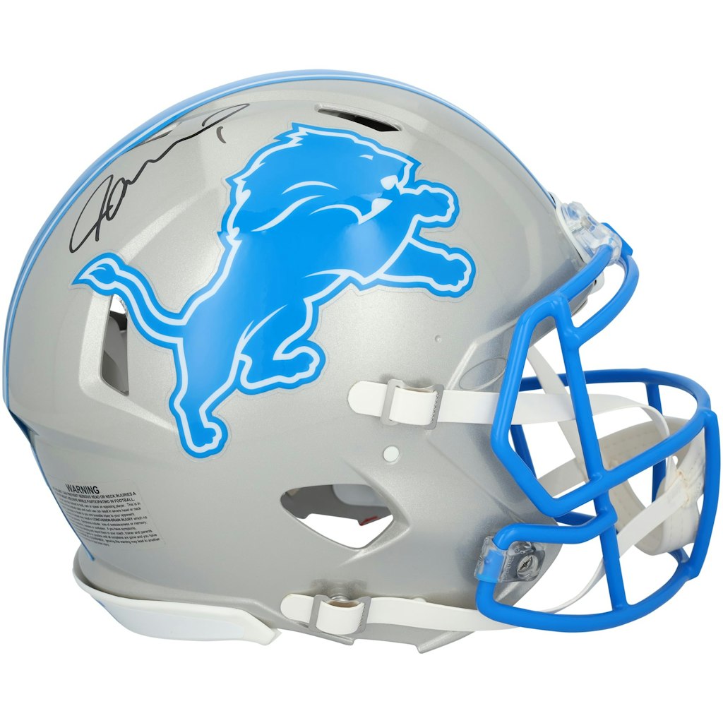 Jameson Williams Autographed Riddell Speed Authentic Helmet: $599.99 Jameson Williams Autographed Riddell Speed Authentic Helmet: $599.99