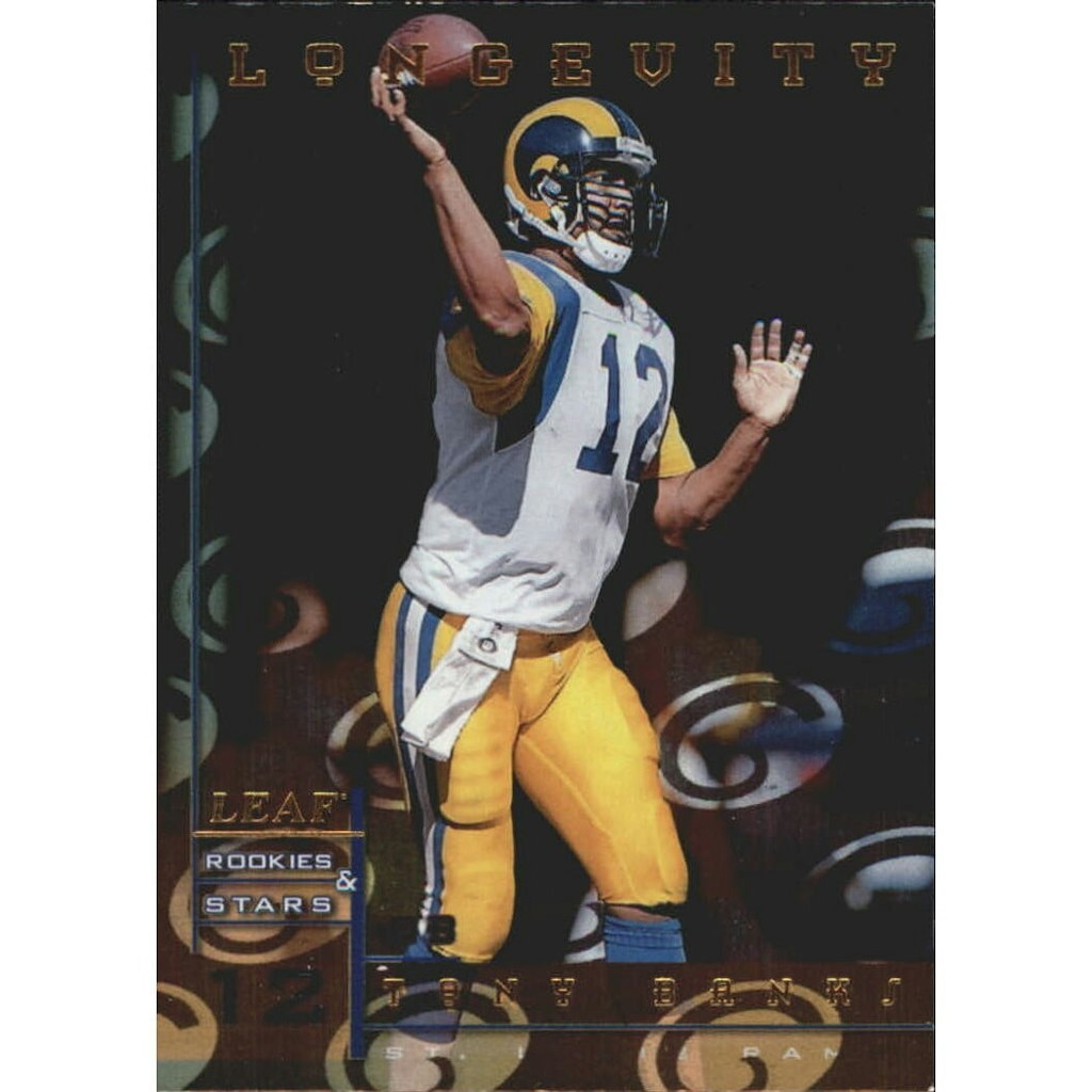 1998 Leaf Rookies and Stars Longevity #131 Tony Banks Trading Card: $16