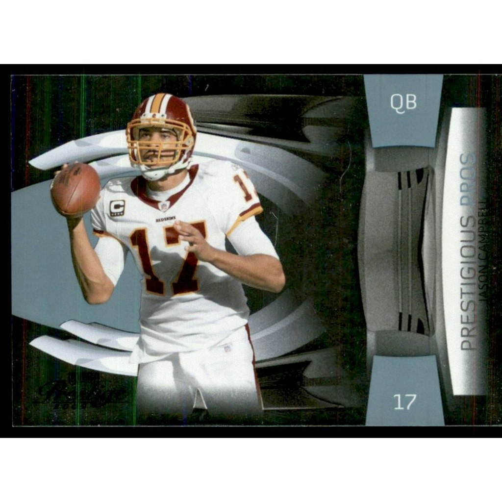 2009 Playoff Prestige Prestigious Pros Platinum Jason Campbell Trading Card: $10.80