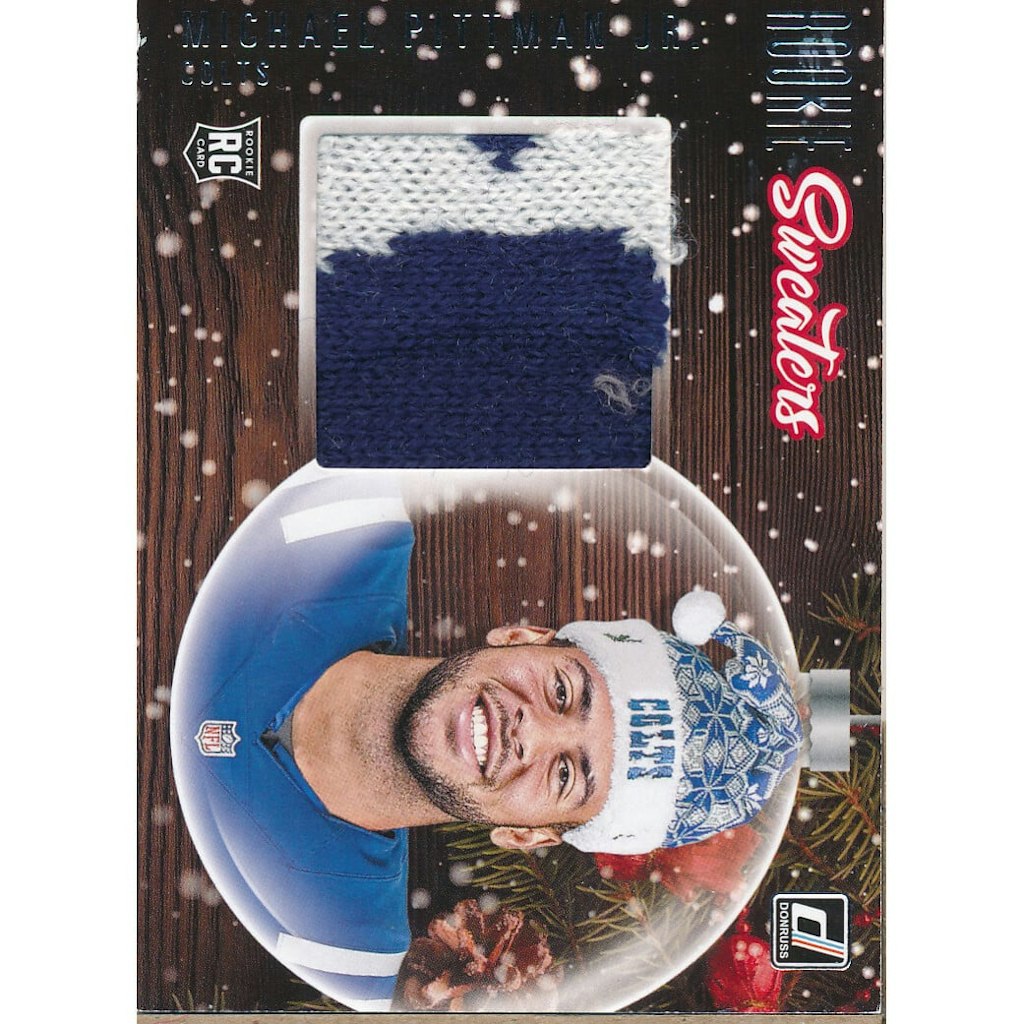 2020 Donruss Rookie Holiday Sweater #22 Michael Pittman Jr. Trading Card: $20