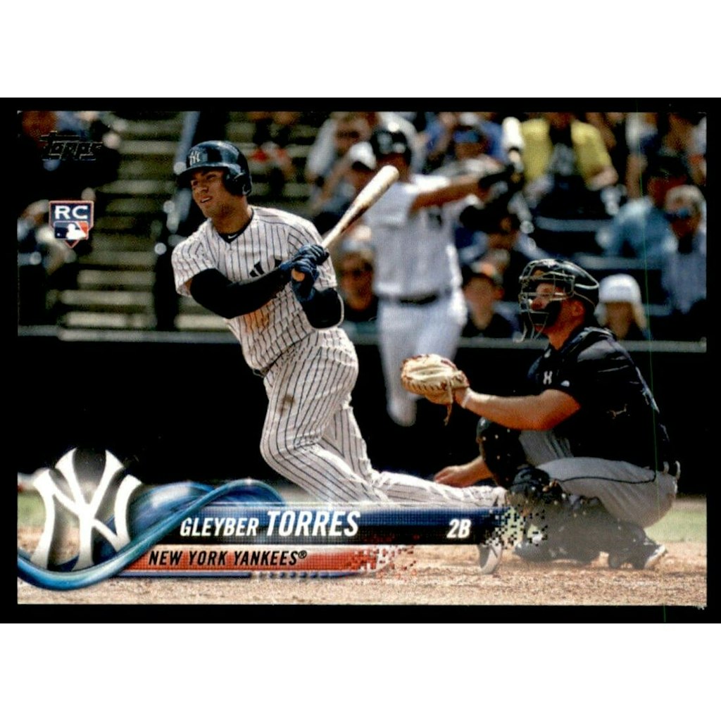 Gleyber Torres 2018 Topps Base Set Photo Variation #699A: $45