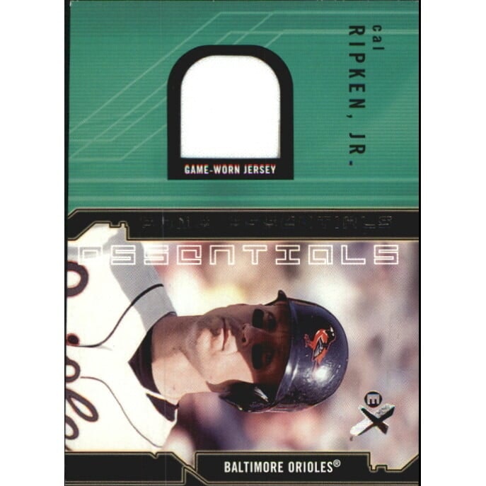 2002 E-X Game Essentials Cal Ripken Jersey Card #24: $21