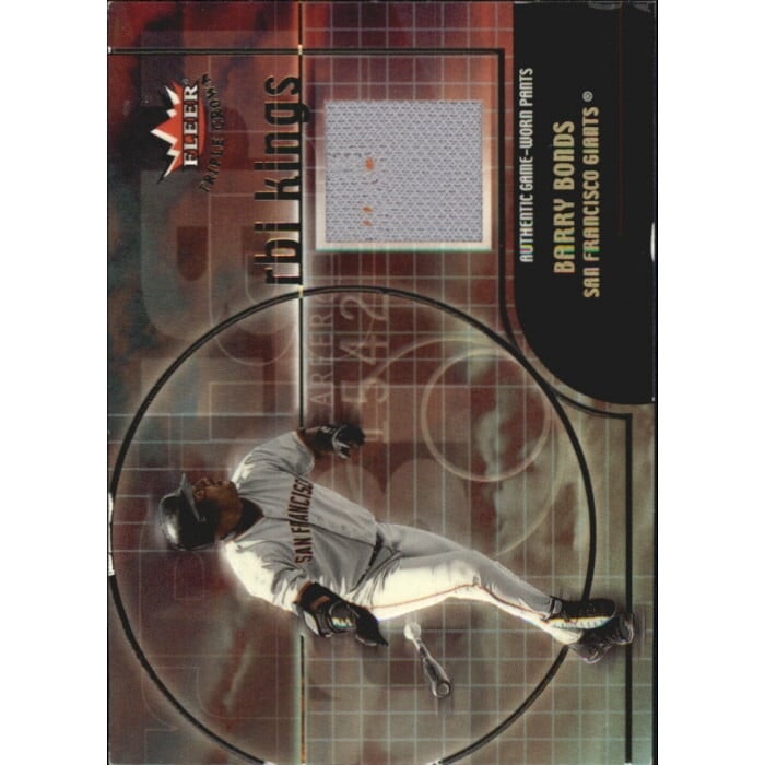 2002 Fleer Triple Crown Barry Bonds Game Used Pants Card: $22.50