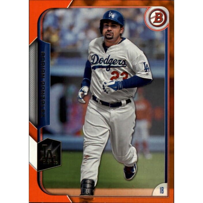 2015 Bowman Orange Adrian Gonzalez #73 Trading Card: $10.80 2015 Bowman Orange Adrian Gonzalez #73 Trading Card: $10.80