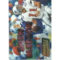 1994 Pinnacle Drew Bledsoe Pin-Passer Card: $30 1994 Pinnacle Drew Bledsoe Pin-Passer Card: $30
