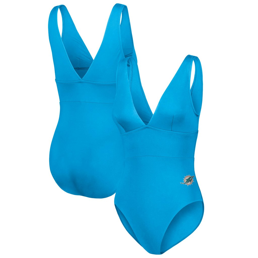 Tommy Bahama Miami Dolphins Women's Palm V-Neck One-Piece Swimsuit: $88.49 Tommy Bahama Miami Dolphins Women's Palm V-Neck One-Piece Swimsuit: $88.49