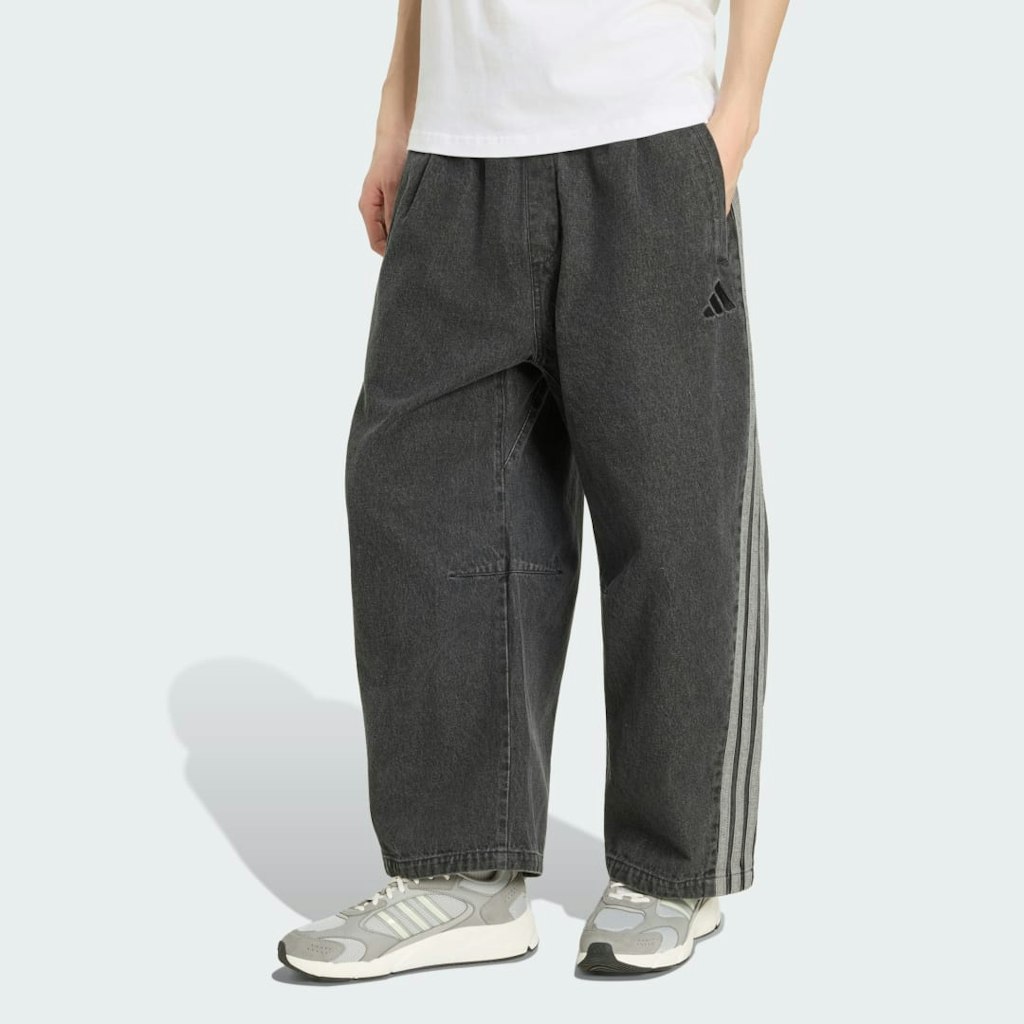 Stadium Oversized Denim Track Pants: $100 Stadium Oversized Denim Track Pants: $100