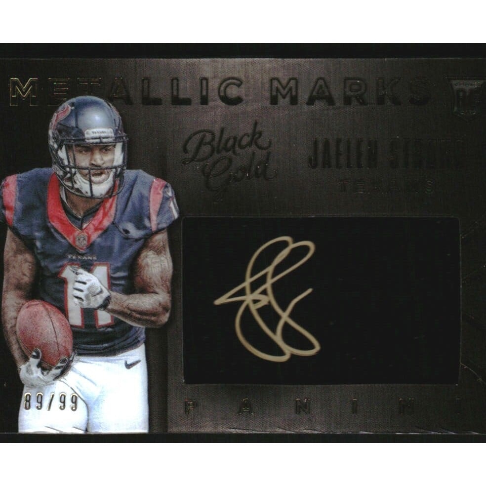 2015 Panini Black Gold Jaelen Strong Metallic Marks Autograph Card: $10.80 2015 Panini Black Gold Jaelen Strong Metallic Marks Autograph Card: $10.80