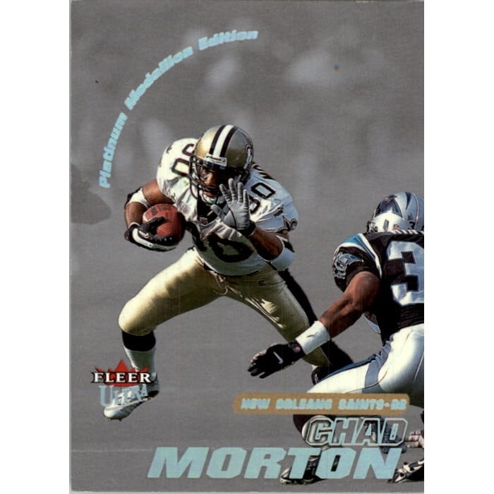 2001 Ultra Platinum Medallion Chad Morton #113P: $13.50 2001 Ultra Platinum Medallion Chad Morton #113P: $13.50