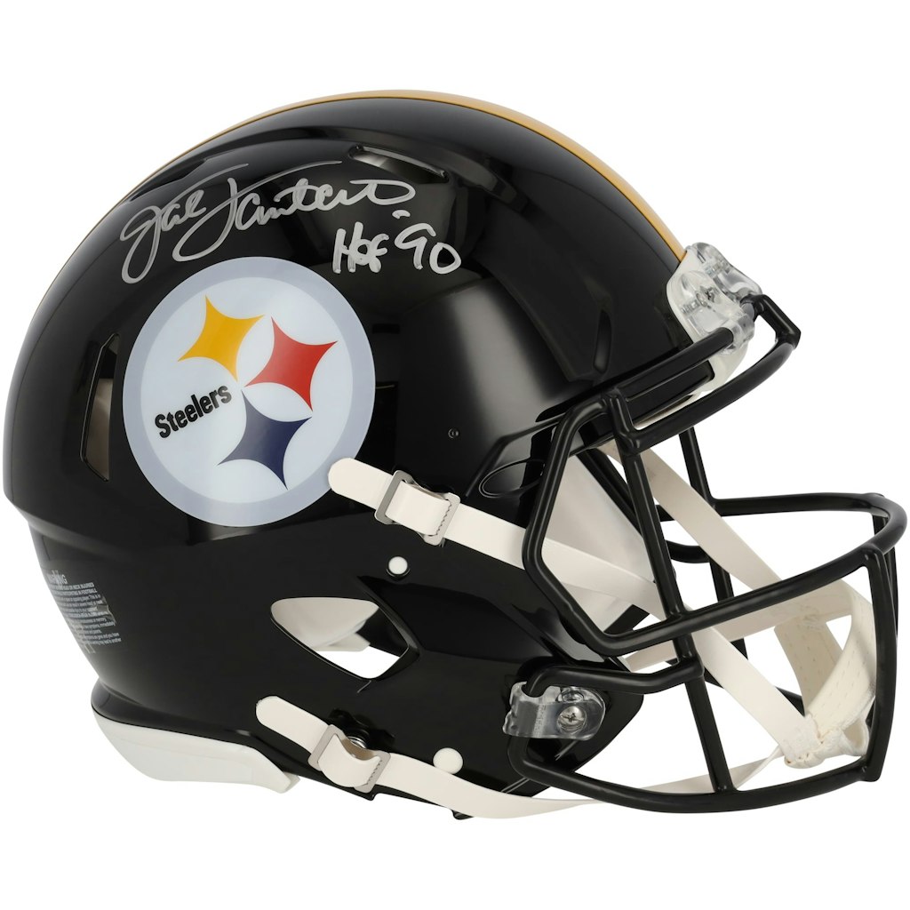 Jack Lambert Autographed Pittsburgh Steelers Riddell Authentic Helmet: $799.99 Jack Lambert Autographed Pittsburgh Steelers Riddell Authentic Helmet: $799.99