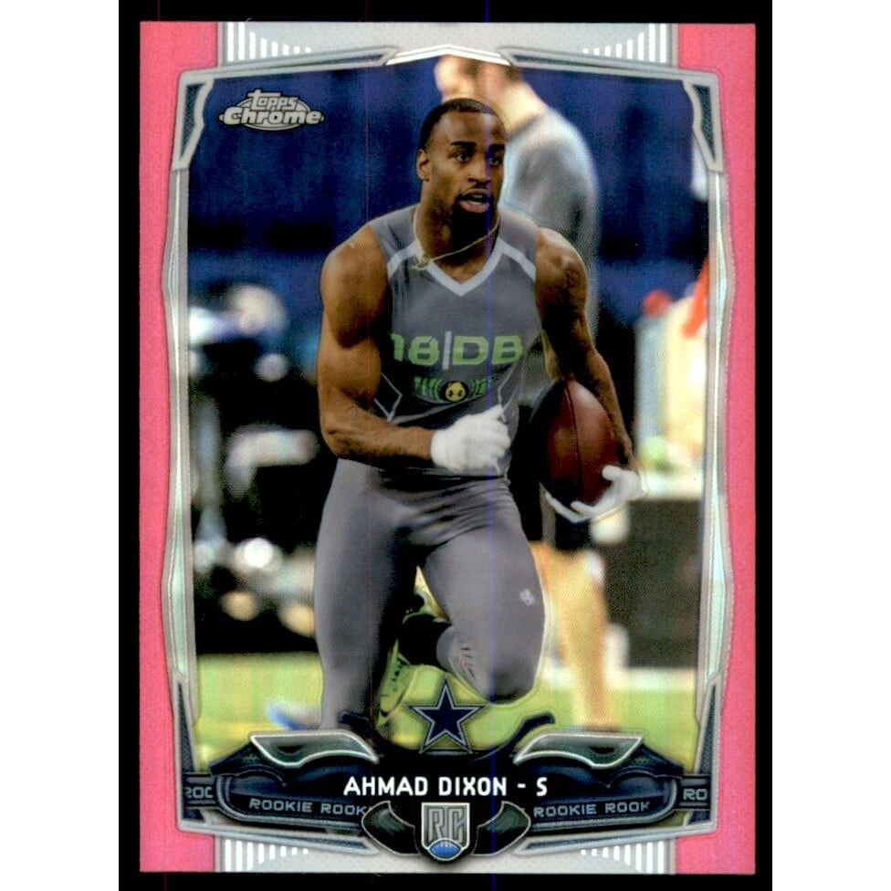 2014 Topps Chrome Mini Pink Refractor Ahmad Dixon Card #136: $10.80 2014 Topps Chrome Mini Pink Refractor Ahmad Dixon Card #136: $10.80