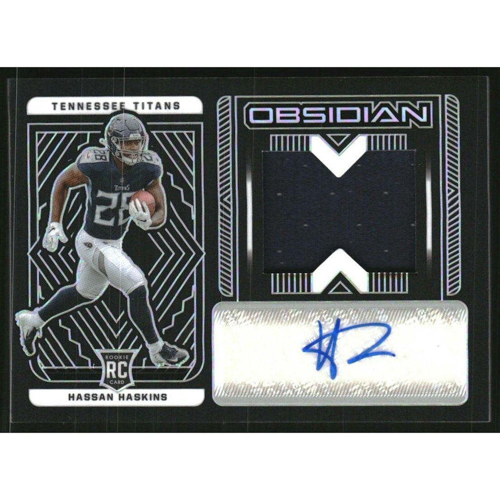 2022 Panini Obsidian Hassan Haskins Jersey Auto Card: $20 2022 Panini Obsidian Hassan Haskins Jersey Auto Card: $20