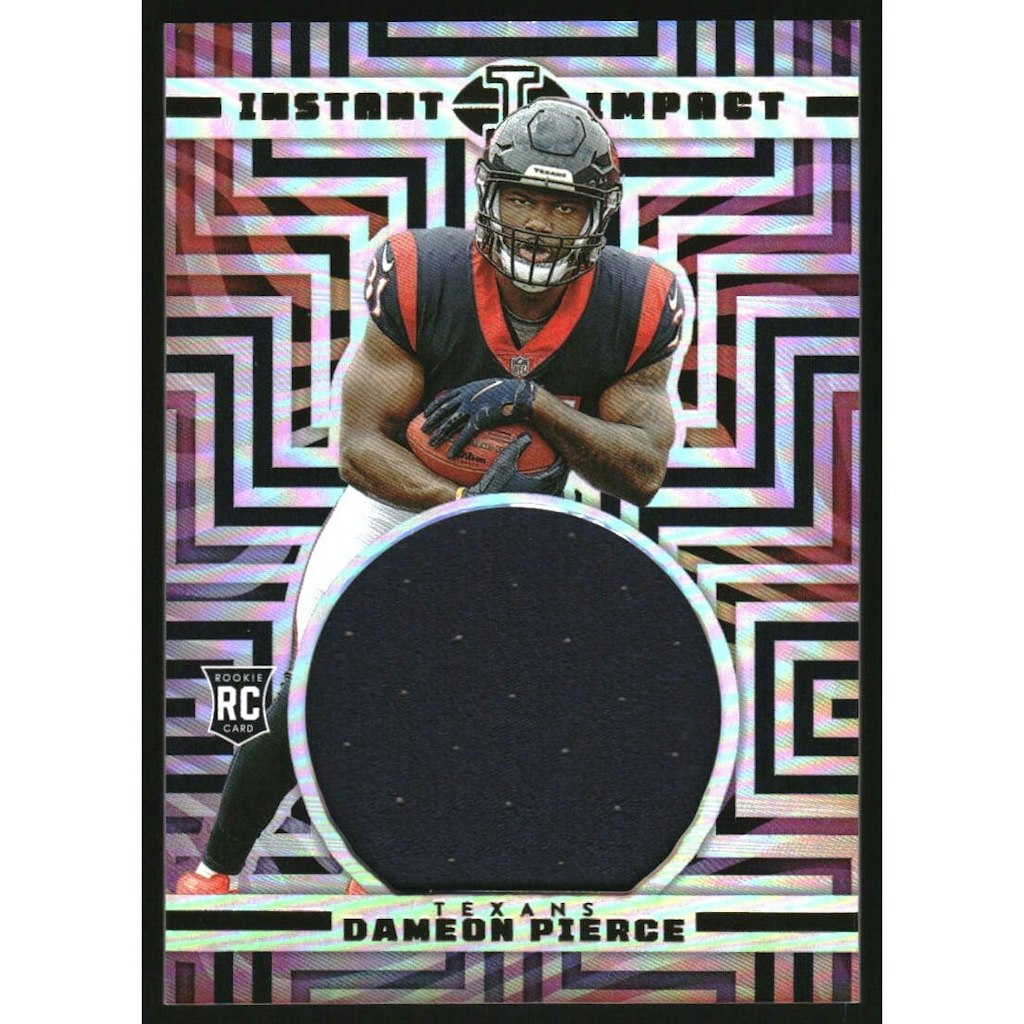 2022 Panini Illusions Instant Impact Dameon Pierce Jersey Card: $10.80 2022 Panini Illusions Instant Impact Dameon Pierce Jersey Card: $10.80