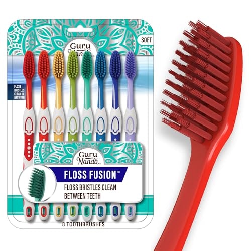 GuruNanda Floss Fusion Soft Toothbrushes 8-Pack: $12.74 GuruNanda Floss Fusion Soft Toothbrushes 8-Pack: $12.74