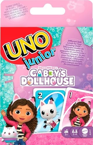 Mattel UNO Junior Gabby's Dollhouse Card Game: $5.99 Mattel UNO Junior Gabby's Dollhouse Card Game: $5.99