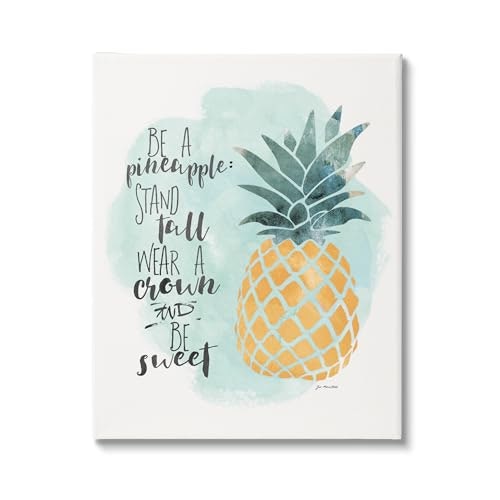 Be a Pineapple Typography Canvas Art: $14.50