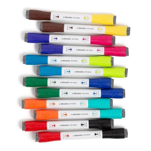 U Brands Fine Tip Magnetic Dry Erase Markers 12-Pack: $8.85 U Brands Fine Tip Magnetic Dry Erase Markers 12-Pack: $8.85