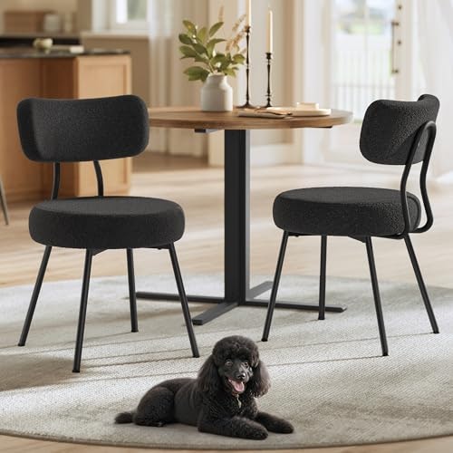Vasagle Boucle Dining Chairs 2-Pack: $79.99 Vasagle Boucle Dining Chairs 2-Pack: $79.99