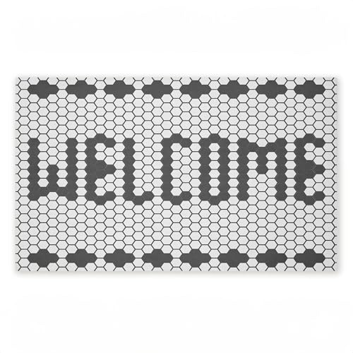 Stupell Industries Welcome Hexagonal Faux Tile 30 x 18": $12.91 Stupell Industries Welcome Hexagonal Faux Tile 30 x 18": $12.91