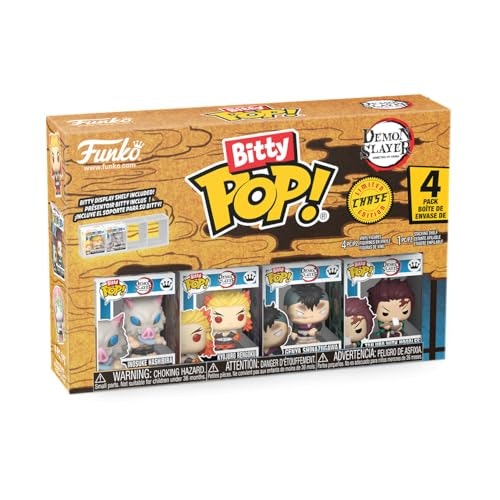 Funko Pop! Bitty Demon Slayer 4-Pack: $15.25 Funko Pop! Bitty Demon Slayer 4-Pack: $15.25