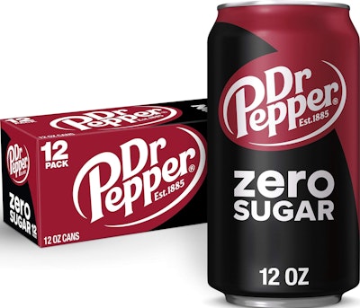 Dr Pepper Zero Sugar 12-oz. Can 12-Pack for $5 + free shipping w/ Prime