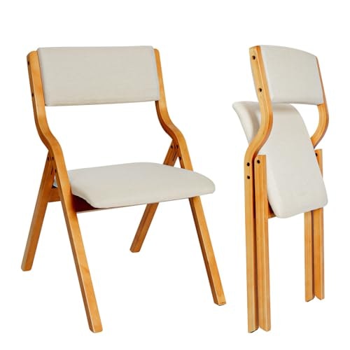 CangLong Stackable Foldable Padded Fabric Chairs 2-Pack: $133.42