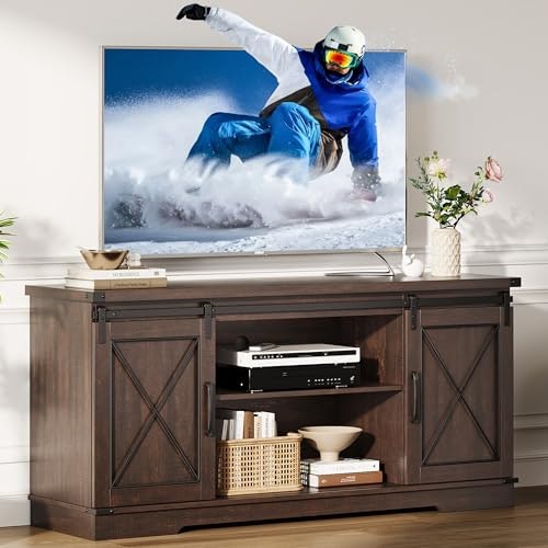 GarveeHome Farmhouse TV Stand for 65-inch TV: $139.99 GarveeHome Farmhouse TV Stand for 65-inch TV: $139.99