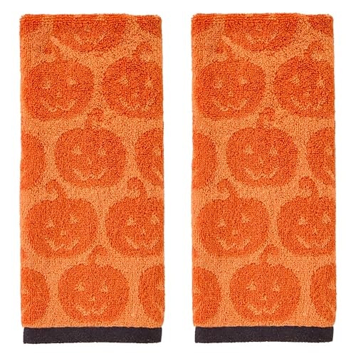 SKL Home Halloween Jack-o'-Lantern Hand Towel 2-Pack: $19.99 SKL Home Halloween Jack-o'-Lantern Hand Towel 2-Pack: $19.99