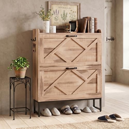 Nicetree 2-Drawer Shoe Storage Cabinet: $89.99
