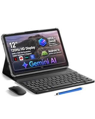 12" 256GB Android 16 Tablet with Keyboard & Stylus for $114 + free shipping