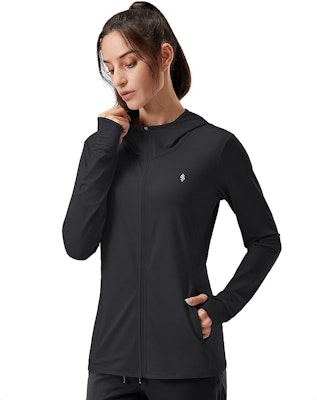 Soothfeel Women's UPF 50+ Sun Protection Hoodie Jacket for $13 + free shipping w/ Prime