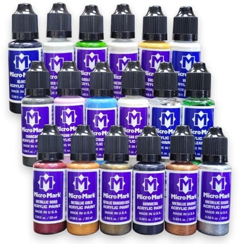 Micro-Mark 18-Piece Acrylic Paint Set: $22.50 Micro-Mark 18-Piece Acrylic Paint Set: $22.50