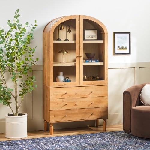 Walker Edison Darci Arched Bookshelf Cabinet: $454.99 Walker Edison Darci Arched Bookshelf Cabinet: $454.99